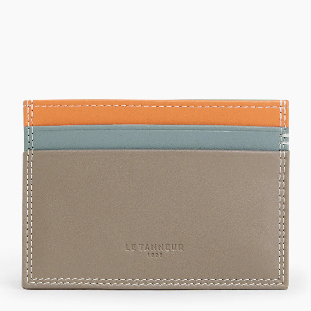 LE TANNEUR - Porte-cartes - Martin - Gris Multicolore