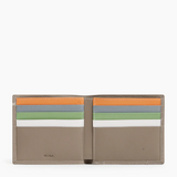 LE TANNEUR - Porte-cartes horizontal moyen - Martin - Gris Multicolore