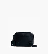 LE TANNEUR- Sac bandoulière Romy en cuir grainé couleur Noir