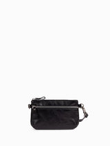 NAT & NIN - Petite pochette zippée - VICKY 2 - Noir Glacé