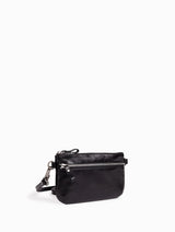 NAT & NIN - Petite pochette zippée - VICKY 2 - Noir Glacé