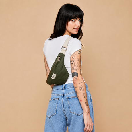 HINDBAG  - Sac banane Olivia Kaki