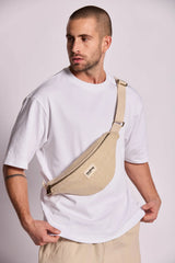 HINDBAG  - Sac banane Olivia Tressage écru Hindbag femme coton bio