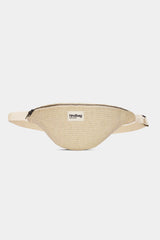 HINDBAG  - Sac banane Olivia Tressage écru Hindbag femme coton bio