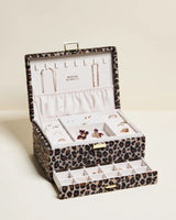 MAISON SCARLETT - Boite à bijoux Denise velours Leopard