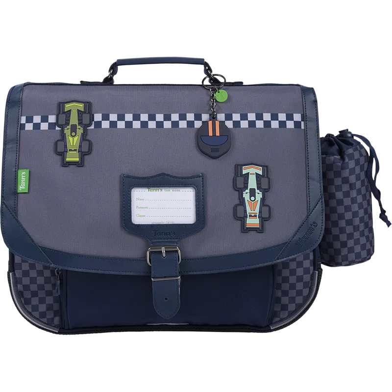Tann's Cartable Romain gris 38 cm