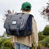 Tann's Cartable Romain gris 38 cm