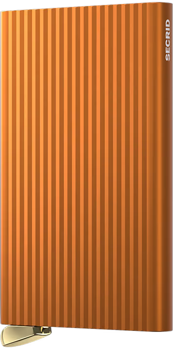 SECRID - Porte cartes car protector Fluted Orange