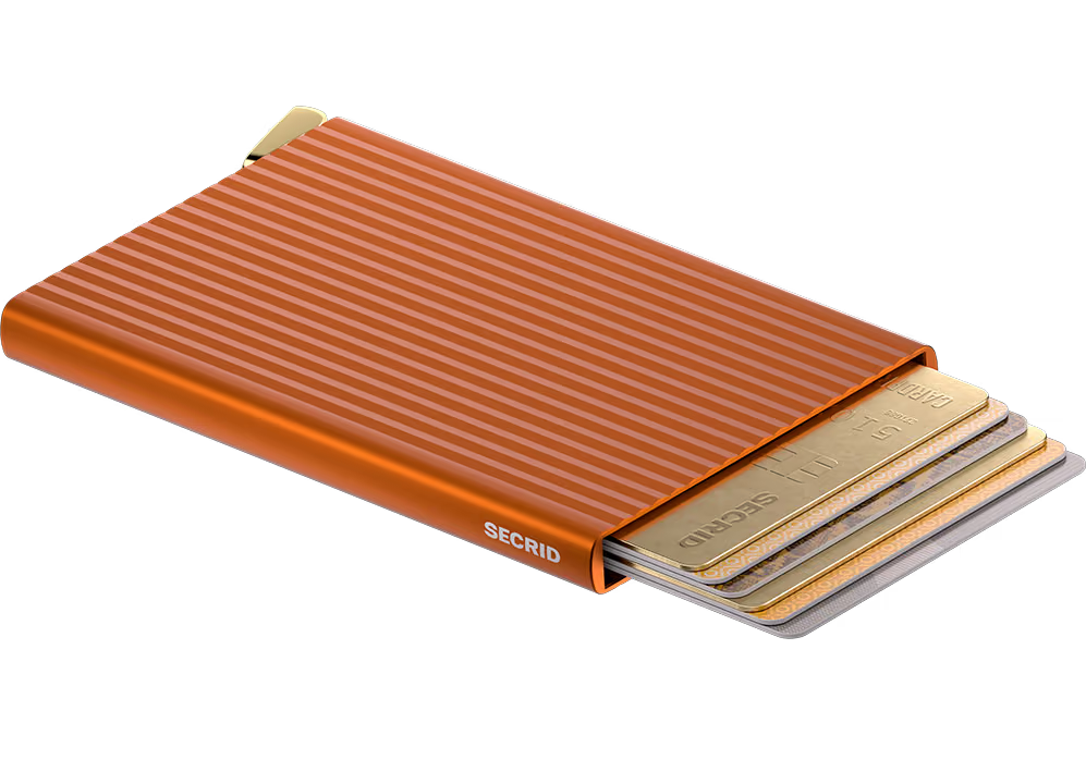 SECRID - Porte cartes car protector Fluted Orange