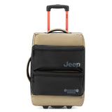 DELSEY PARIS x JEEP® – Sac de voyage trolley cabine avec deux poches frontales sable chaud