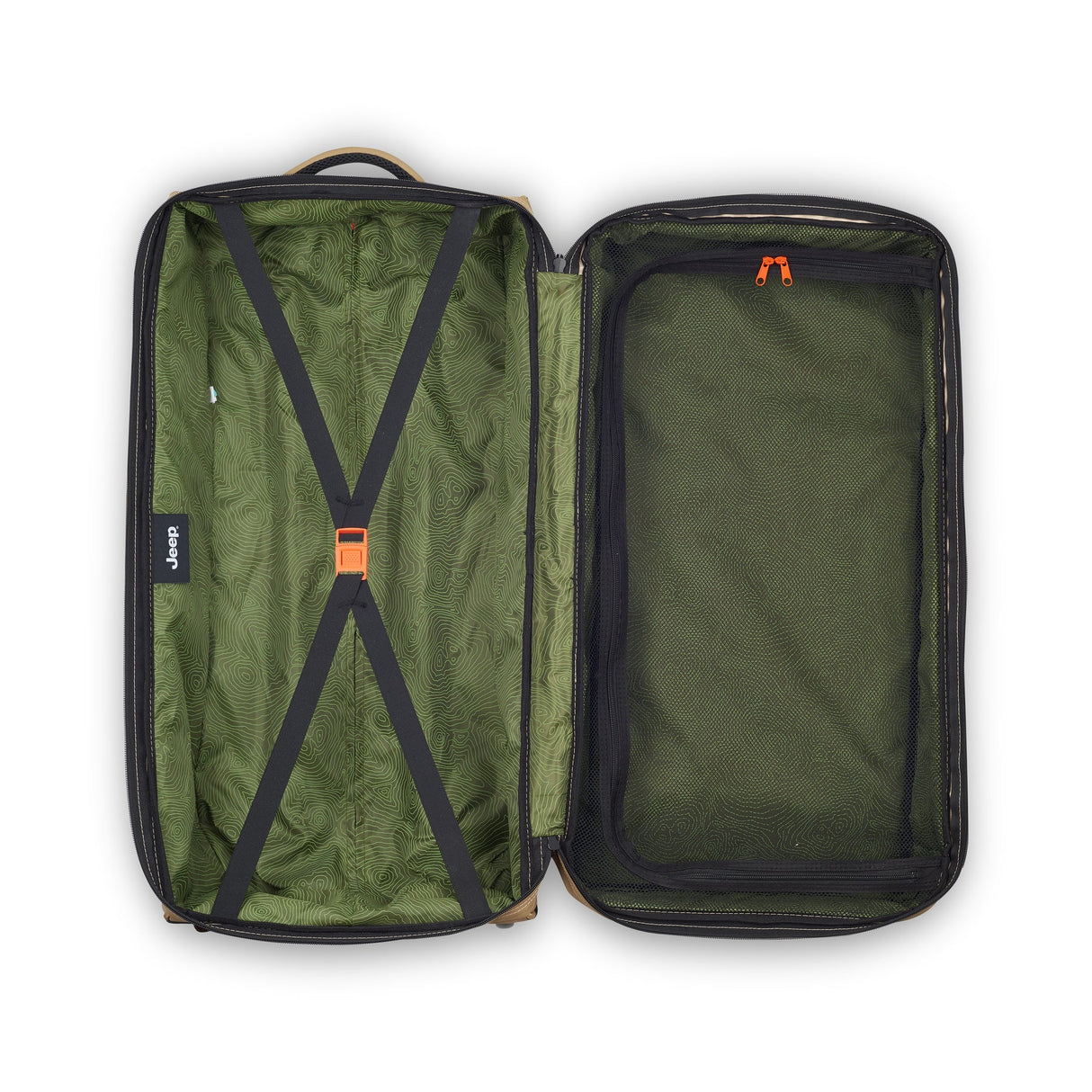 DELSEY PARIS x JEEP® – Sac de voyage soute à roulettes Delsey x Jeep 73 cm Sable chaud
