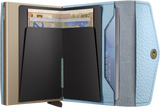 SECRID - Porte cartes porte monnaie Enveloppe wallet Pebble - Ice Blue