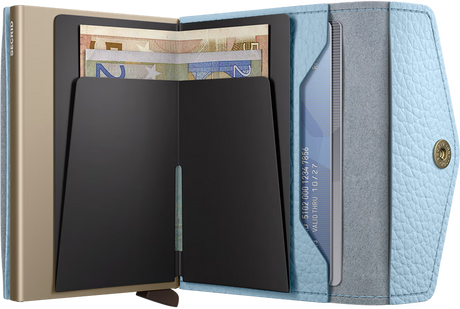 SECRID - Porte cartes porte monnaie Enveloppe wallet Pebble - Ice Blue