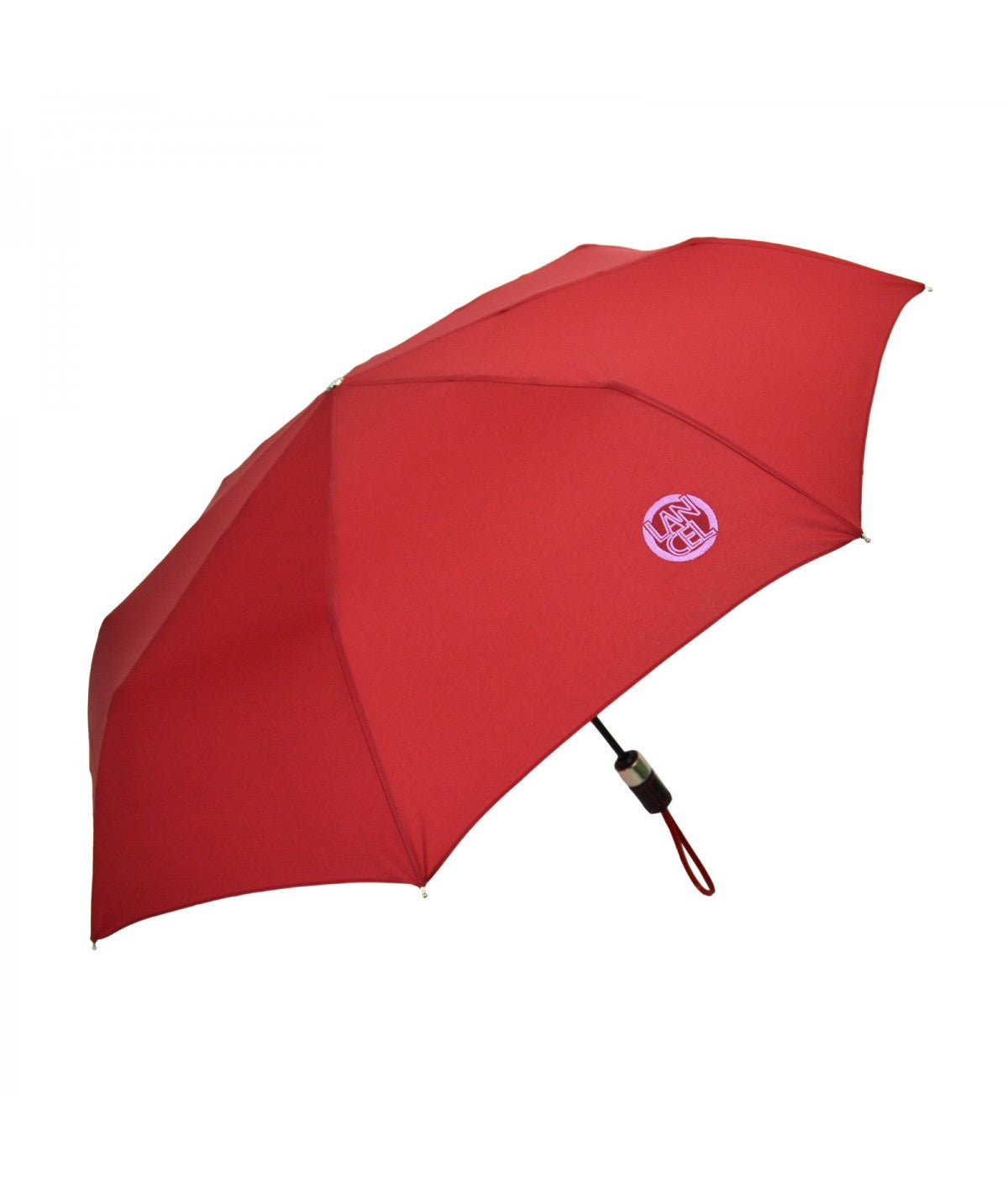 LANCEL PARAPLUIE  - Parapluie pliant automatique avec broderie Rouge