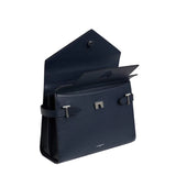 Sac à main moyen modèle Emilie en cuir grainé crépuscule – LE TANNEUR