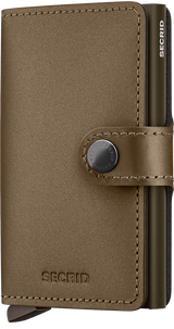 SECRID - Portefeuille Miniwallet  Secrid Matte Satin Bronze en cuir