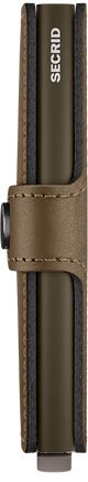 SECRID - Portefeuille Miniwallet  Secrid Matte Satin Bronze en cuir