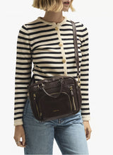 NAT & NIN - Cabas multipoches mini - MACY - Ebène