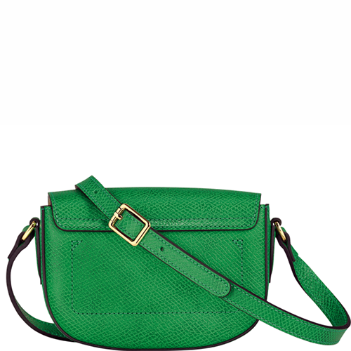 Sac bandoulière en cuir LONGCHAMP gamme Epure couleur vert