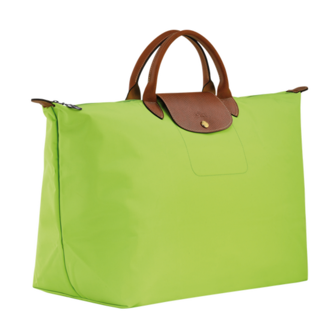 Sac Le Pliage Original sac de voyage L Longchamp couleur vert clair