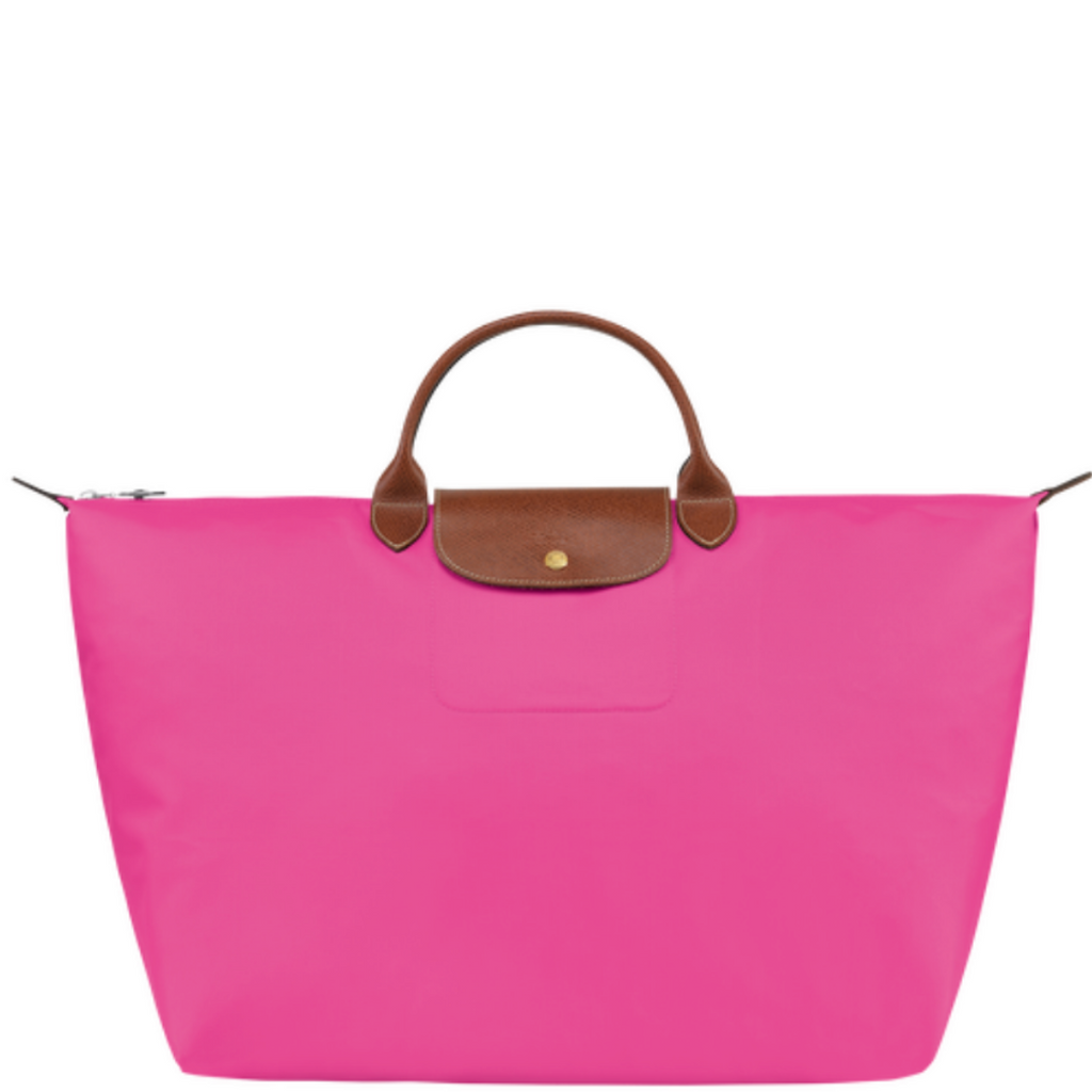 Sac Le Pliage Original sac de voyage L Longchamp couleur rose candy