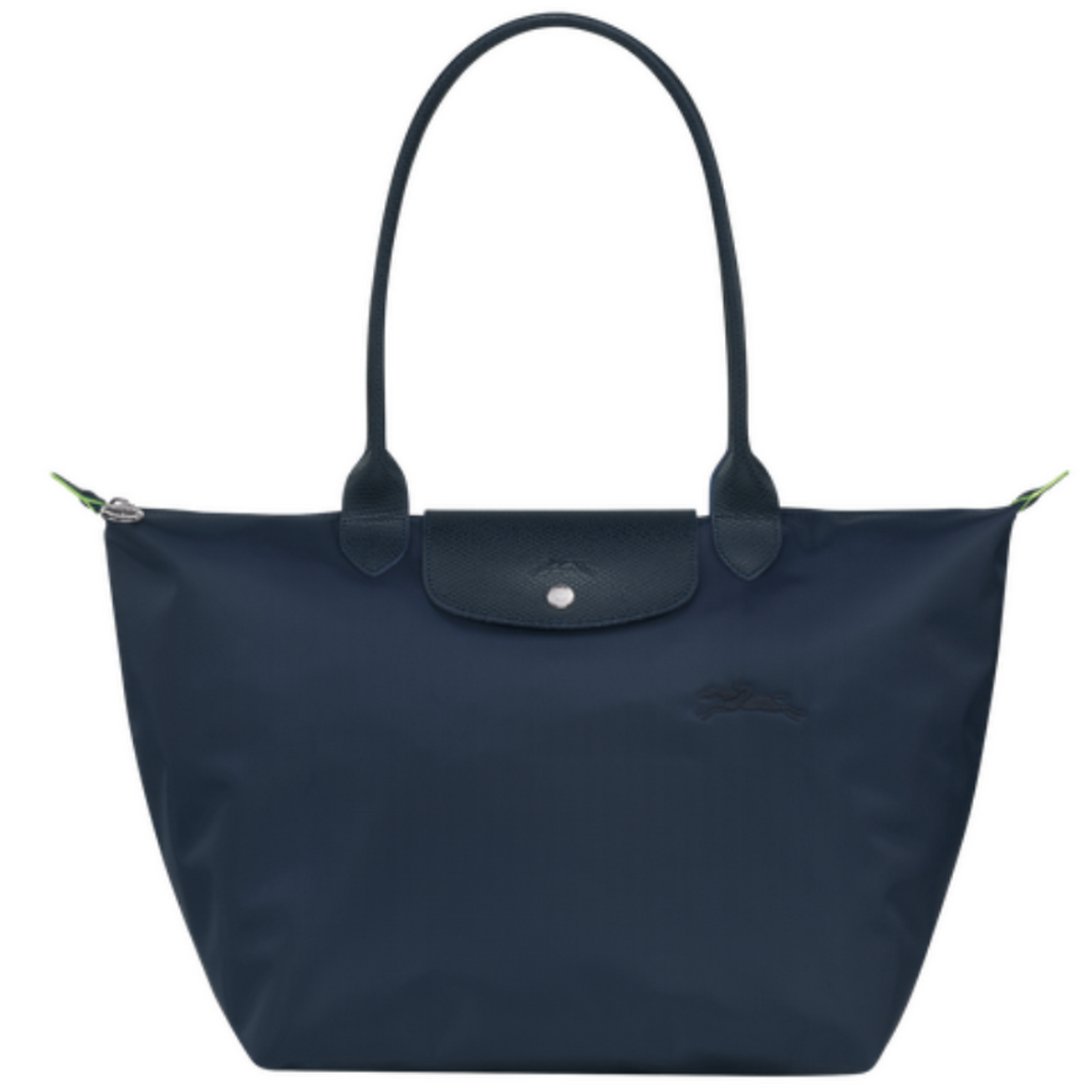 Sac shopping Le Pliage Green Longchamp couleur bleu marine