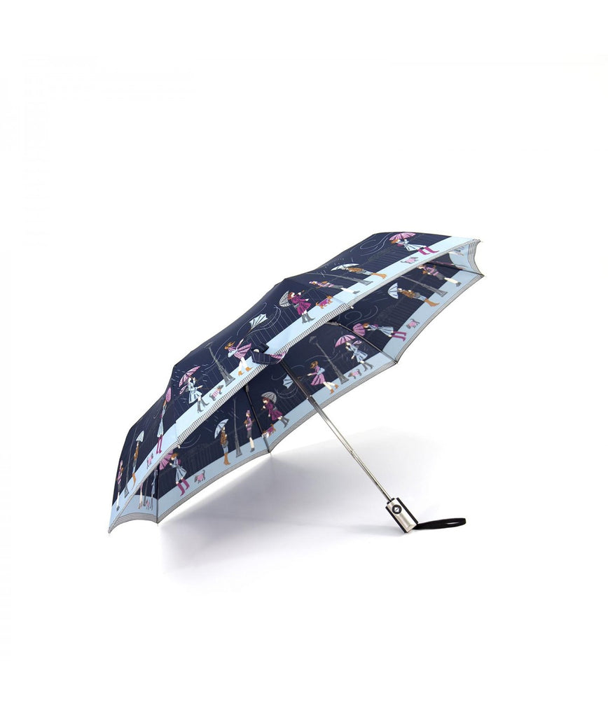 VAUX - Parapluie - Tempête Pliant - marine BAGADIE PARIS