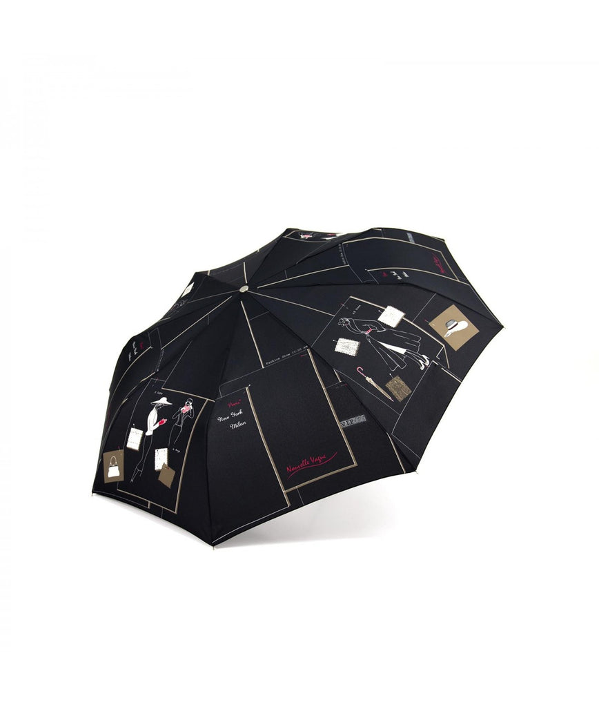 VAUX - Parapluie - Nouvelle Vague - noir BAGADIE PARIS
