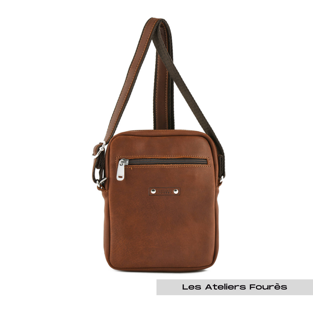 LES ATELIERS FOURÈS - Sac bandoulière cuir - Baroudeur