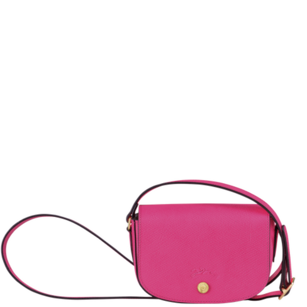 Petit sac bandoulière LONGCHAMP gamme Epure couleur rose fuchsia