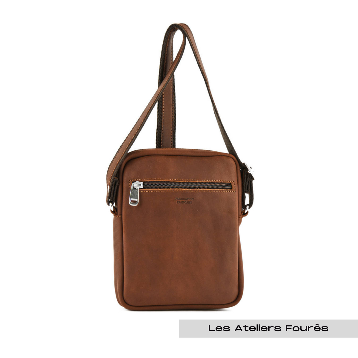 LES ATELIERS FOURÈS - Sac bandoulière cuir - Baroudeur