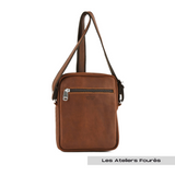 LES ATELIERS FOURÈS - Sac bandoulière cuir - Baroudeur