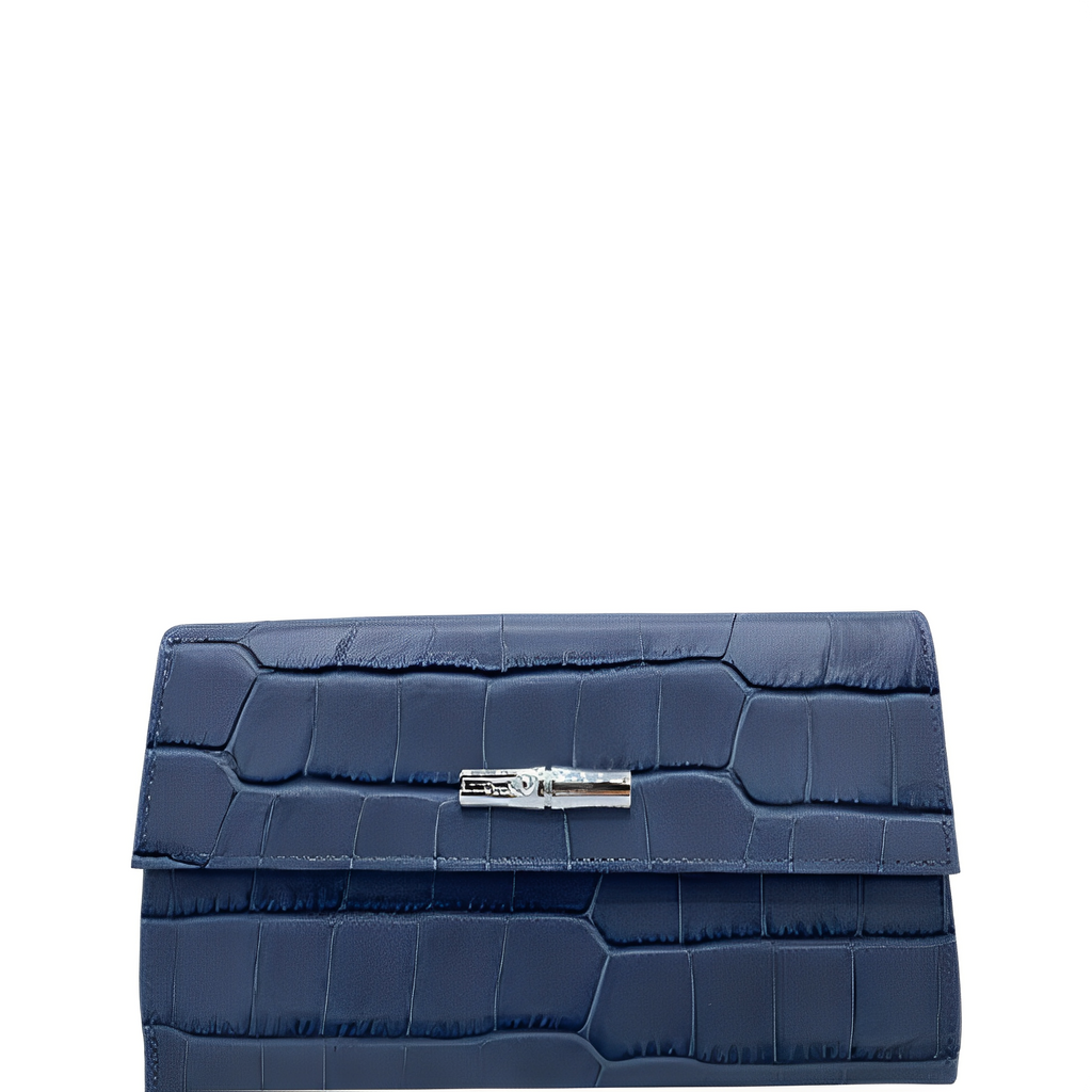 LONGCHAMP - Portefeuille / porte-chéquier - Roseau Croco - Pilote