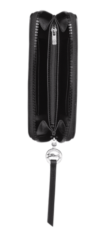 LONGCHAMP Portefeuille compact Le Pliage Neo Noir BAGADIE PARIS
