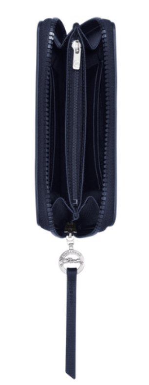 LONGCHAMP - Portefeuille compact - Le Pliage Néo - Navy BAGADIE PARIS