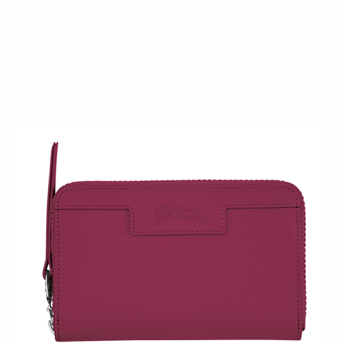 LONGCHAMP - Portefeuille compact - Le Pliage Néo - Framboise BAGADIE PARIS