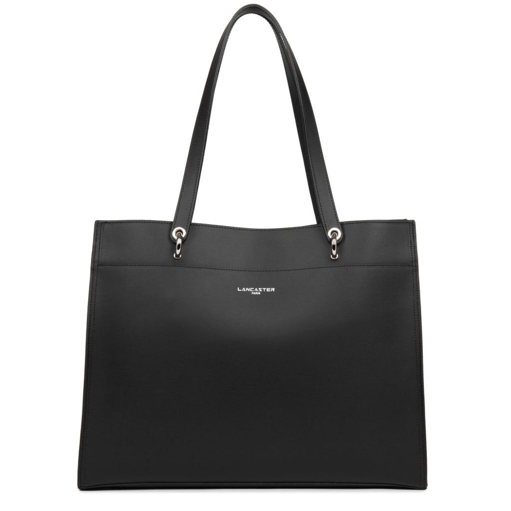 LANCASTER - Grand sac cabas - Pure & Element City - Noir BAGADIE PARIS