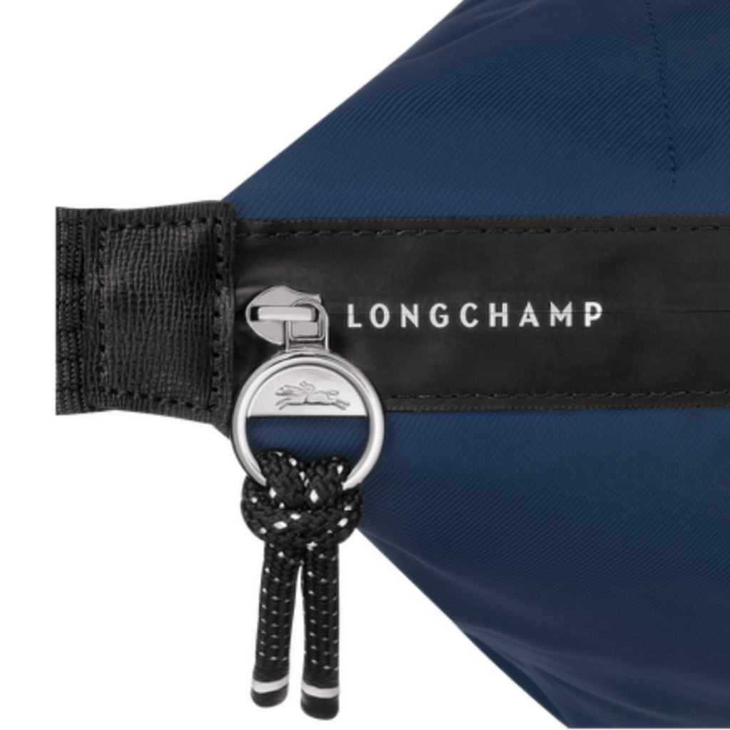 Sac à main M avec bandoulière Longchamp gamme Le Pliage Energy couleur bleu marine