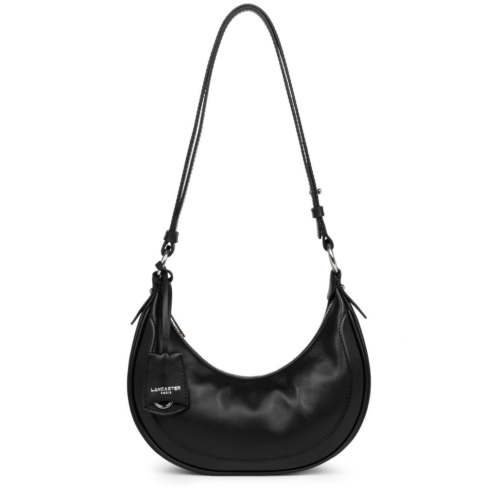 LANCASTER - Sac hobo cuir - Noholita Day - Noir