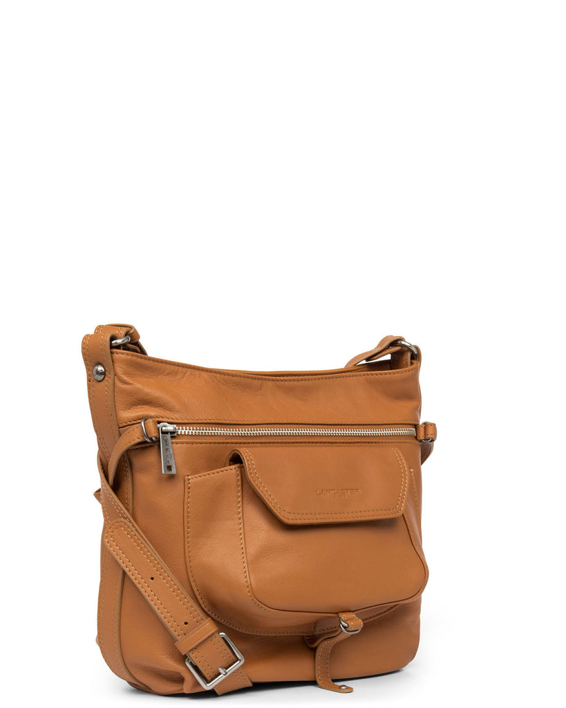 LANCASTER - Sac seau - Soft Vintage Nova - Miel BAGADIE PARIS