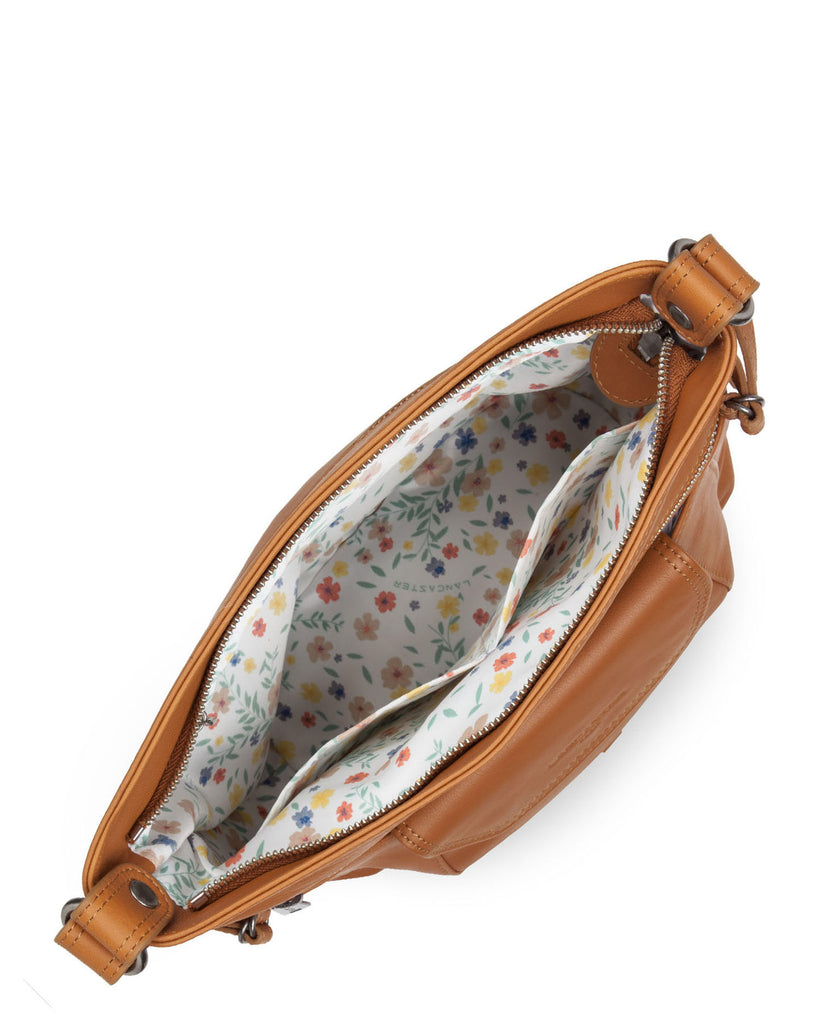 LANCASTER - Sac seau - Soft Vintage Nova - Miel BAGADIE PARIS