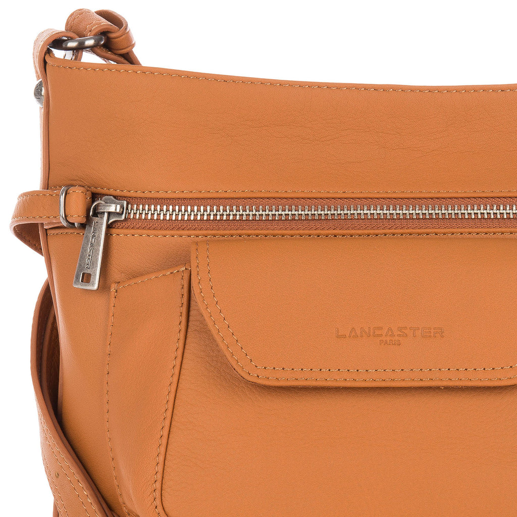 LANCASTER - Sac seau - Soft Vintage Nova - Miel BAGADIE PARIS