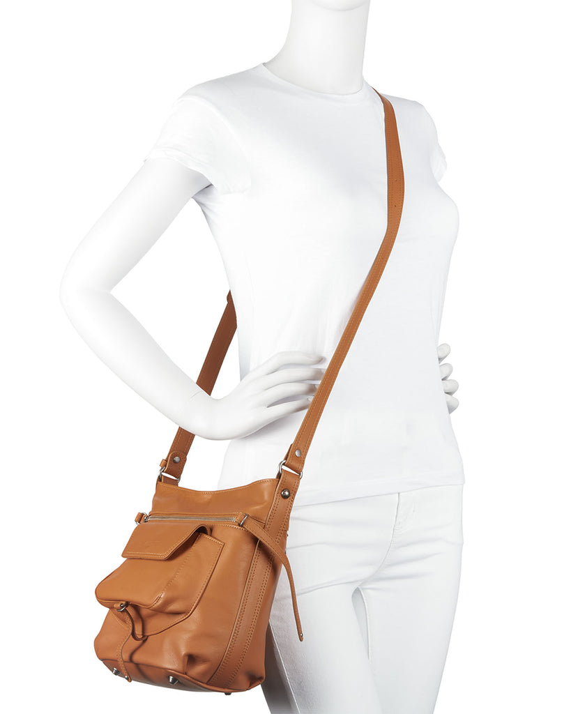 LANCASTER - Sac seau - Soft Vintage Nova - Miel BAGADIE PARIS