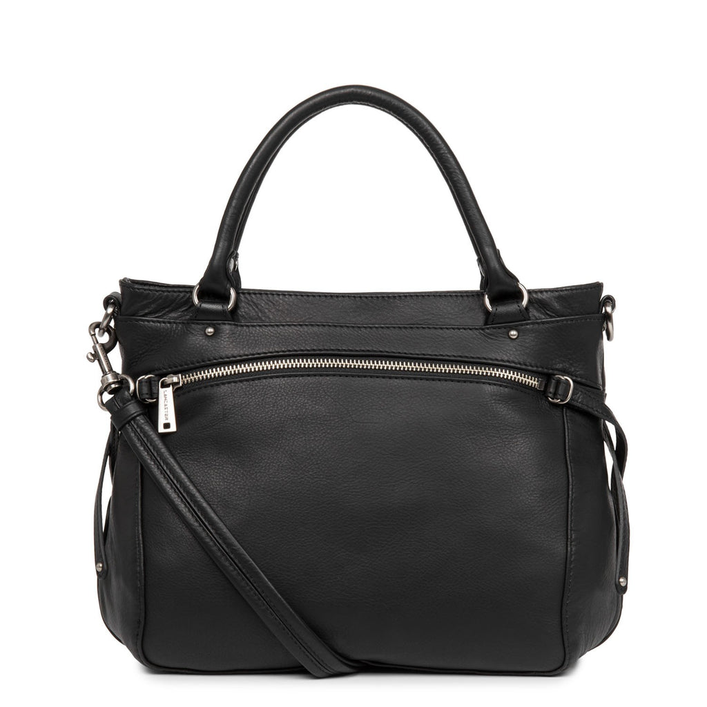 LANCASTER - Cabas - Soft vintage - Noir BAGADIE PARIS