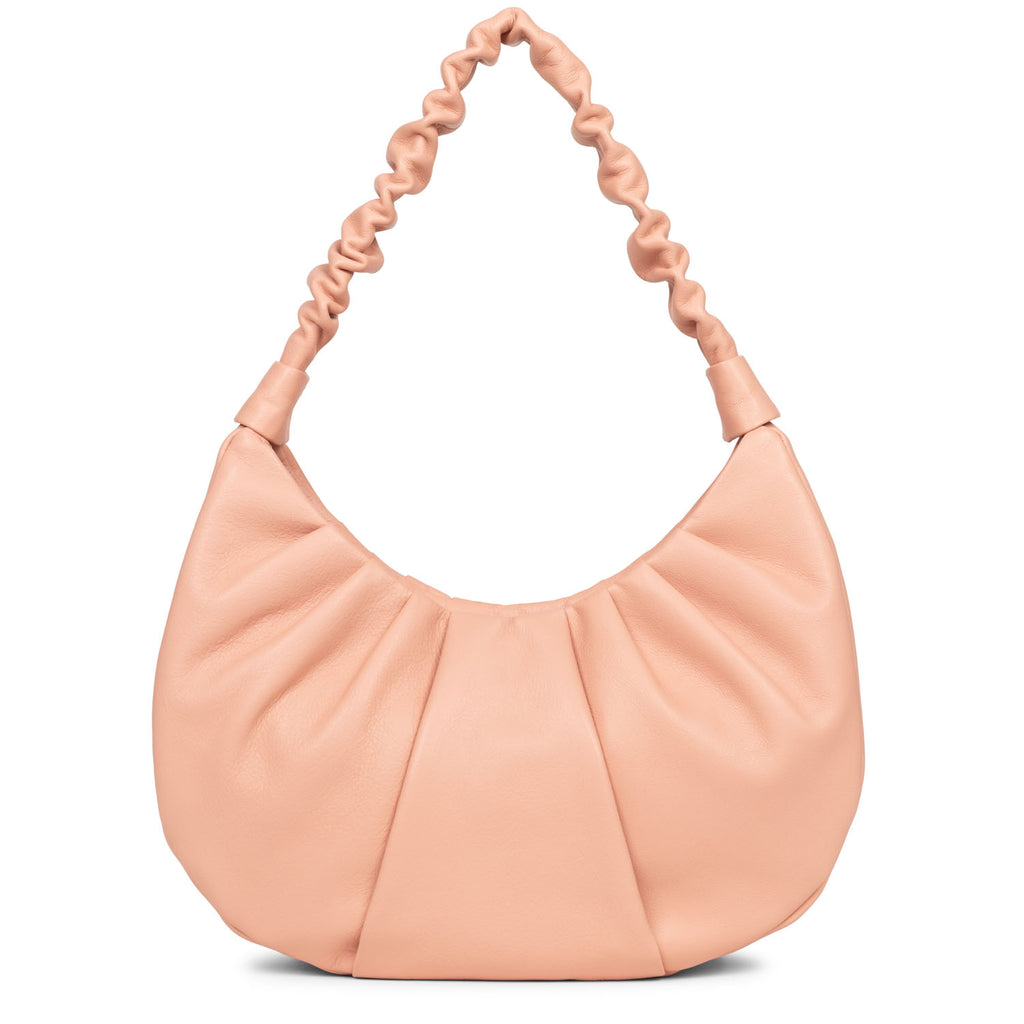 LANCASTER - Sac hobo porté épaule - Soft Chou Chou - Poudre BAGADIE PARIS