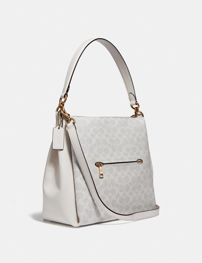COACH Sac porté épaule Shay - Craie BAGADIE PARIS