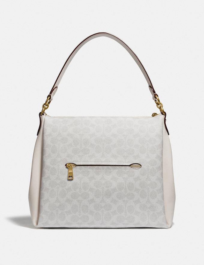 COACH Sac porté épaule Shay - Craie BAGADIE PARIS