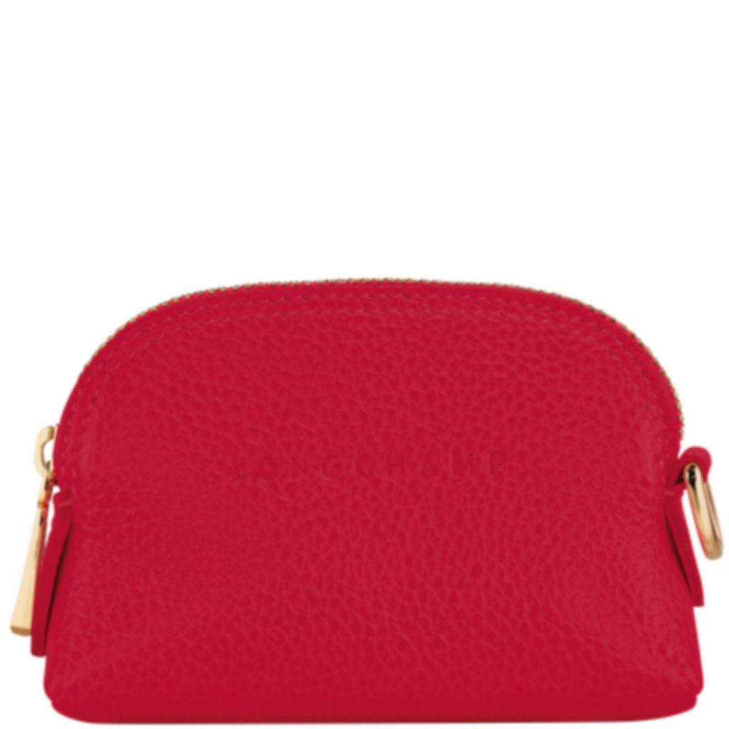 Porte-monnaie LONGCHAMP Le Foulonné couleur rouge love ref 3686021