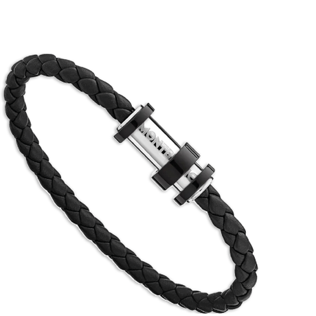 MONTBLANC Bracelet tressé - Noir BAGADIE PARIS