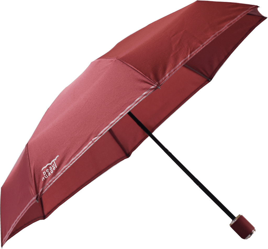 BEAU NUAGE - Parapluie pliant L'Original - Rouge Grenat